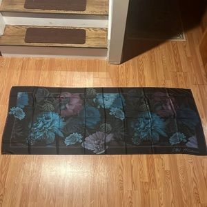 Effy dark floral scarf